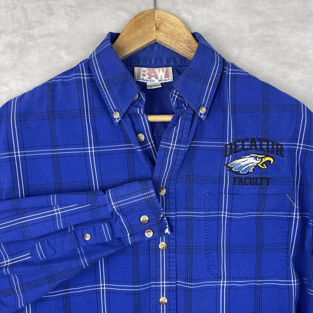 Vintage BAW Decatur Eagles Shirt Men's Small High School TX Collegiate Americana